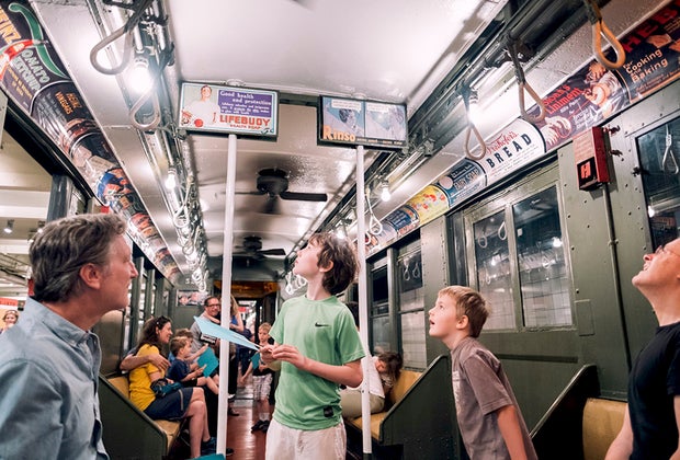 Train museums, train shows, and train rides near NYC: NY Transit Museum