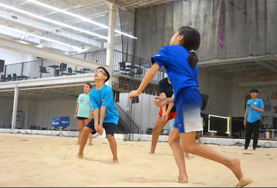 QBK Sports Beach Volleyball Camp is located in the heart of Long Island City, Queens. Photo courtesy QBK Sports