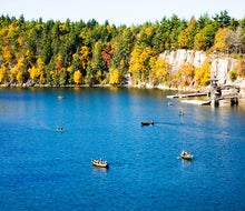 Take in the splendor of the season with a fall getaway to Mohonk Mountain House in New Paltz. Photo courtesy of Mononk Mountain House