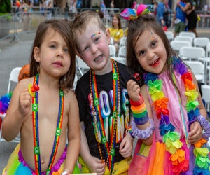 Get decked out to celebrate at NYC's Pride Parade. Photo courtesy of NYC Pride