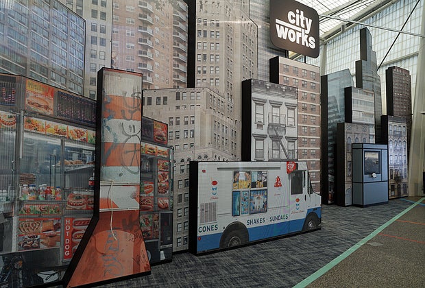 Entrance to CityWorks at NYSCI