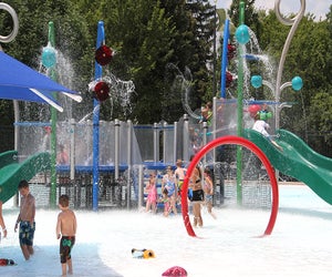 Splash Island in Oak Brook. Photo courtesy of the Oak Brook Park District