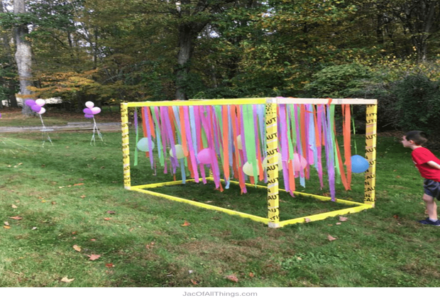 Outdoor Birthday Party Idea: Obstacle Course