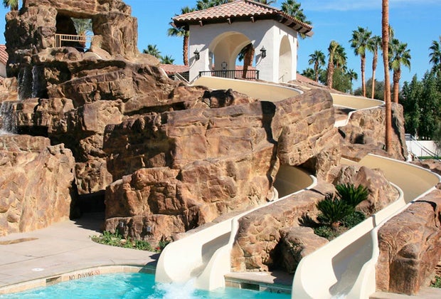 Omni Rancho Las Palmas Water Park.
