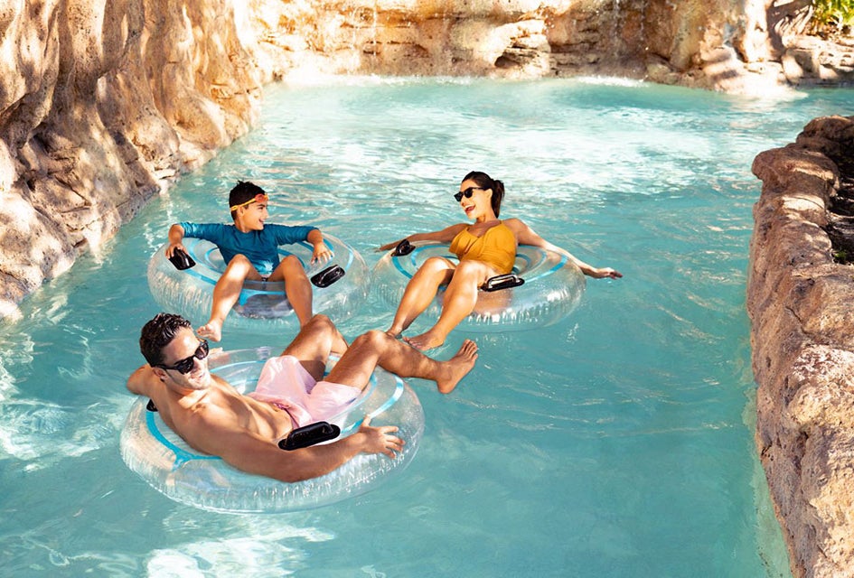 The JW Marriott Grande Lakes features a newly renovated water park, including the refreshing lazy river. Photo courtesy of JW Marriott Grande Lakes