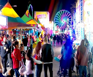 The annual Osceola County Fair includes carnival rides, a kids' pavilion, 4H/FFA workshops, and more. Photo courtesy of the fair