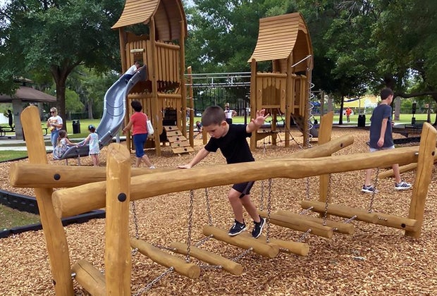 Phelps Park Playground Fun Orlando Parks for Birthday Parties Kids Will Love