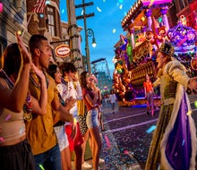 Keep the Mardi Gras celebration going at Universal Orlando through March. Photo courtesy of Universal