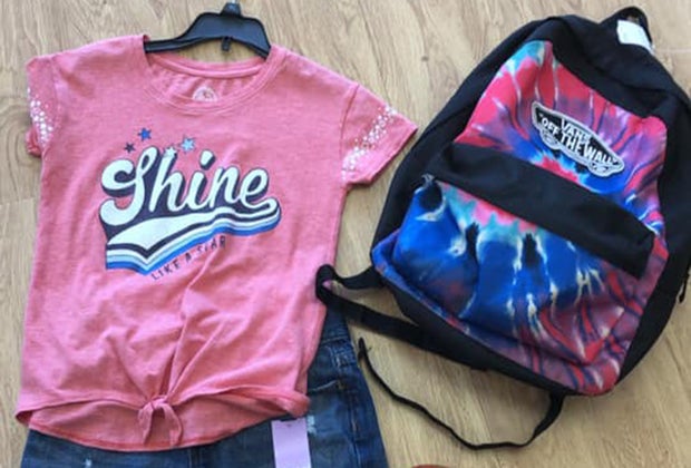 back to school outfit with backpack