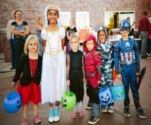 Bring the family to Old Town this Halloween for trick-or-treating, costume contests, and more. Photo courtesy of Old Town