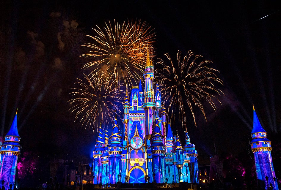 Start 2025 off with epic New Year's fireworks at the Magic Kingdom. Photo courtesy of Disney