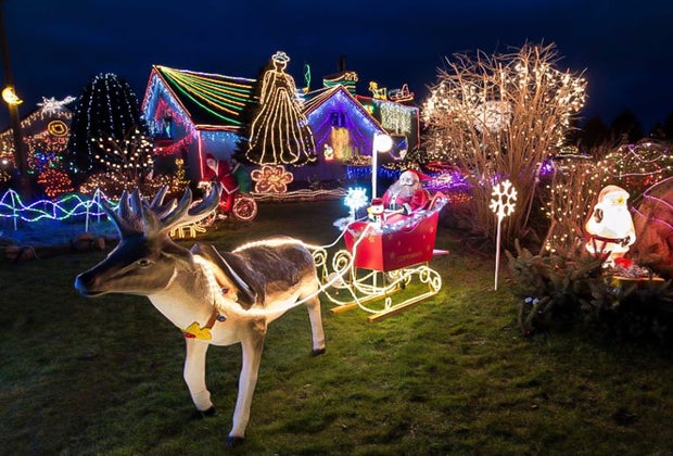 Christmas Lights in The Woodlands