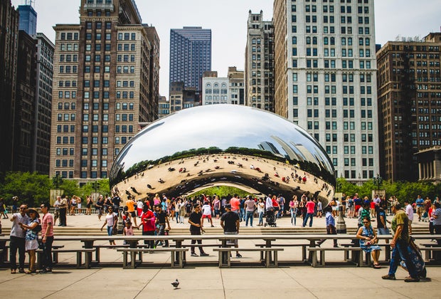 No trip to Chicago is complete without seeing "The Bean."