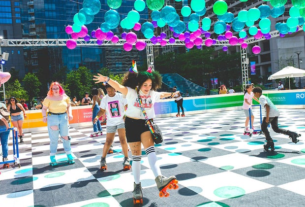 Blue Cross RiverRink: Summerfest Millennium Skate World