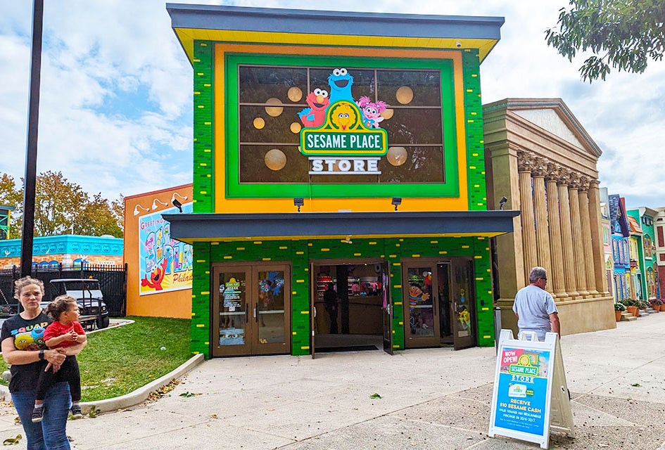 Sesame Place now has a brand new (and massive) store just outside the gates! Photo by the author