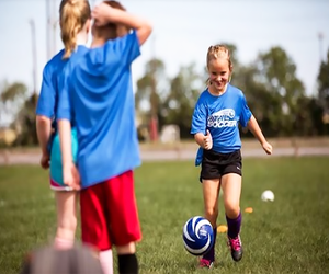 Learn teamwork and soccer fundamentals at Total Soccer Experience. Photo courtesy of Total Soccer Experience