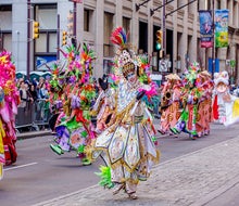 Ring in 2026 by attending the annual Mummers Parade on January 1! Photo by J. Fusco for VISIT PHILADELPHIA®