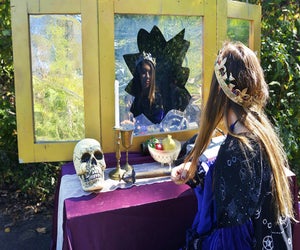 Meet magical characters at the Halloween Haunted Walk & Fair at Prospect Park. Photo by Martin Seck for The Prospect Park Alliance