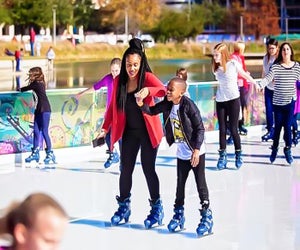 Green Mountain Energy Ice rink photo courtesy of Discovery Green