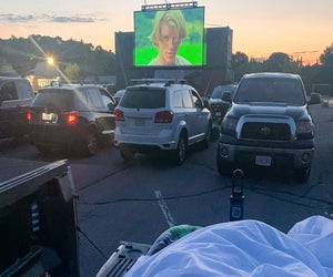 Head to Plymouth for a drive-in movie night with the family!  Photo courtesy of Moonrise Cinema