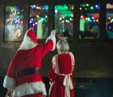 All aboard for Christmas fun on the Essex North Pole Express! Photo courtesy of the Essex Steam Train & Riverboat