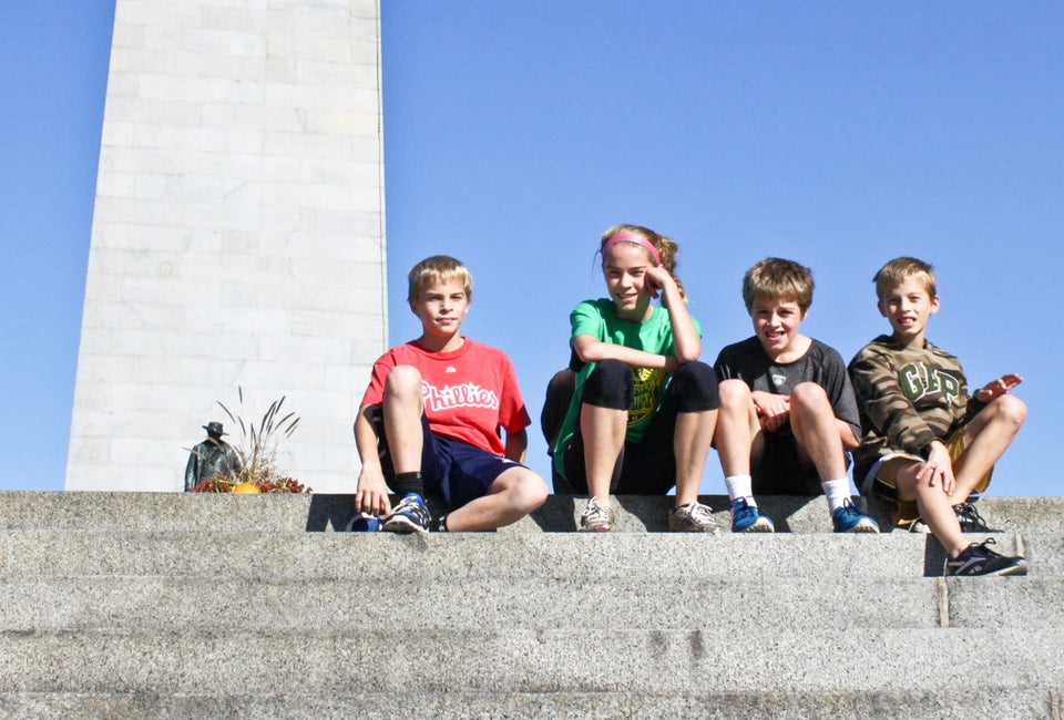 Visiting Bunker Hill Monument in Boston is a wonderful, free activity to do with kids! Bunker Hill photo courtesy of The Freedom Trail Facebook page