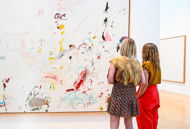 Mom's night out: the Menil Collection