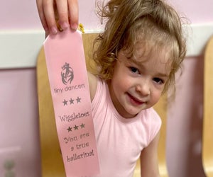 The littlest ballerinas get their chance to shine at Tiny Dancers. Photo courtesy of Tiny Dancers