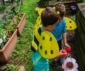 Kids can work on their gardening skills at Pierce Country Day Camp. Photo courtesy of the camp