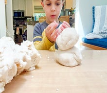 Whip up some easy homemade playdough to keep kids busy for hours. Photo by Mommy Poppins