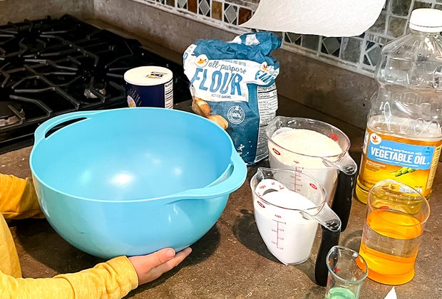 Easy Homemade Playdough Recipe Ingredients