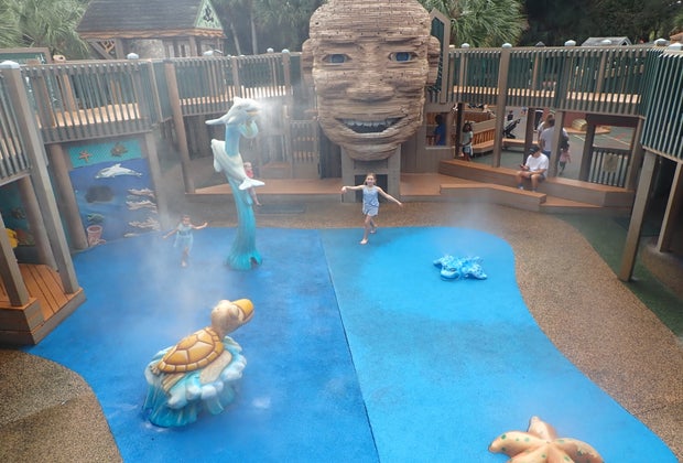 Sugar Sand Park Splash Pad in Boca Raton, Florida