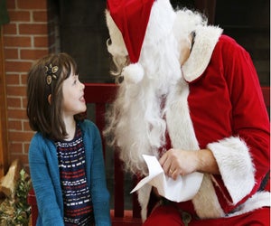 Meet Santa in historic Plymouth. Photo courtesy of Plimoth Plantation 