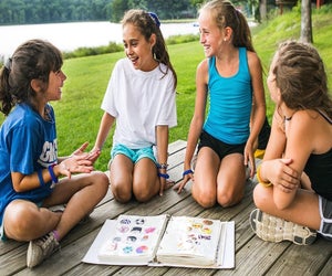 Kids enjoy a variety of bonding activities at Camp Canadensis. Photo courtesy of the camp 