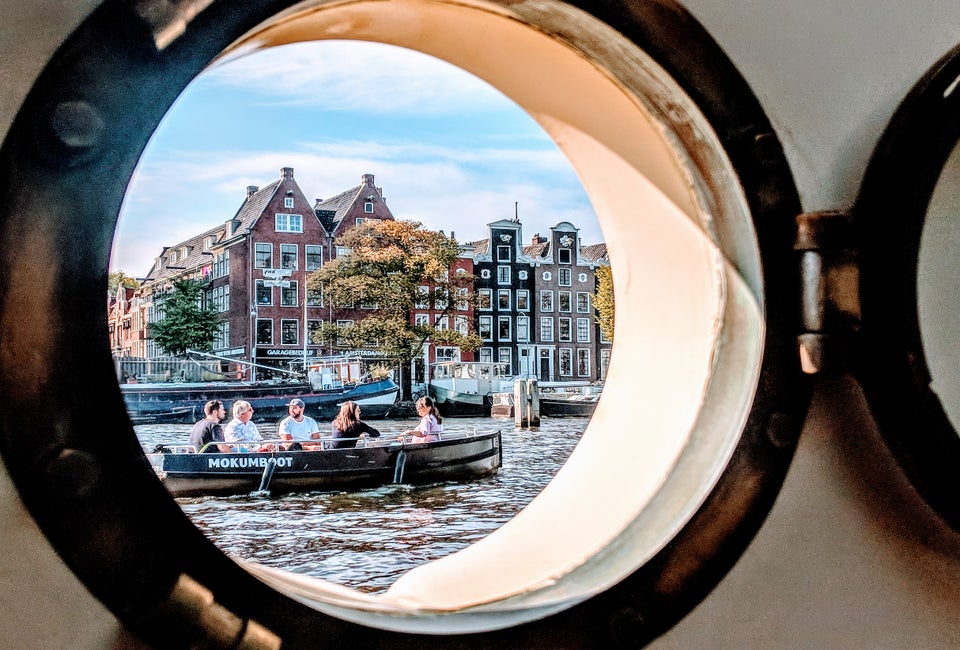 Unique views are given when your family rents a houseboat for the night.