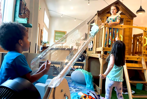 Playforest play space. Portland with Kids: 50 Best Things To Do in Portland, OR