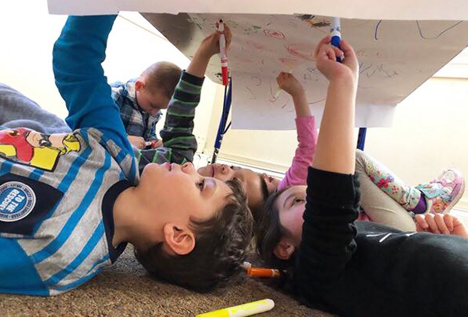 Miss Midgie's preschool offers lots of hands-on, creative play in its preschool curriculum. Photo courtesy of the school