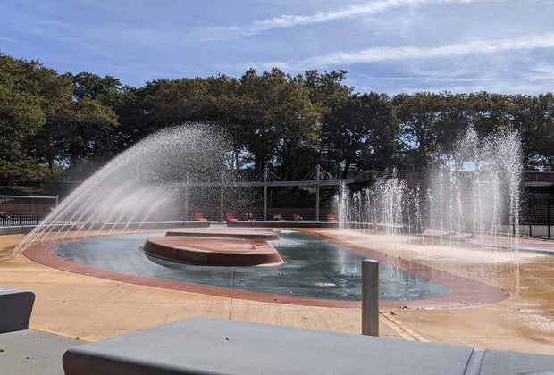 Spray area at Charybdis Playground