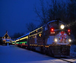 All aboard the Santa Express! Photo courtesy of Connecticut Office of Tourism