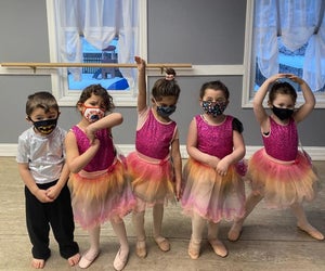 The tiniest dancers learn ballet skills at Revolution Academy. Photo courtesy of Revolution Academy of Dance, Facebook