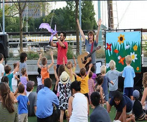 Hudson River Park will keep little New Yorkers entertained all summer long with a series of free performances and interactive activities. Photo courtesy of Hudson River Park