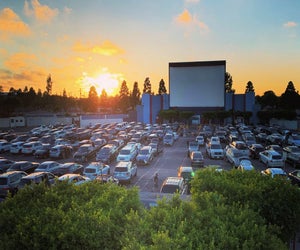 Chill in the car to watch a movie! Photo courtesy of The Roadium