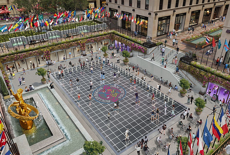 Flipper’s Roller Boogie Palace at The Rink is set to bring roller skating to Rockefeller Center beginning Friday, April 15.