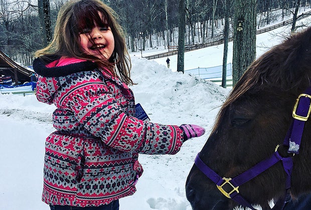 Rocking Horse Ranch Resort girl with pony