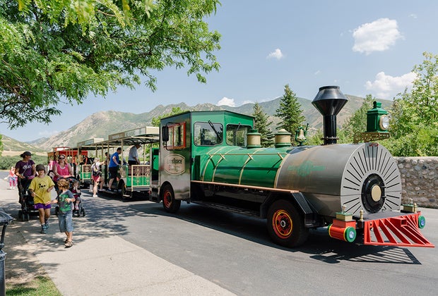 Salt Lake City with Kids: This is the PLace Heritage Park's train