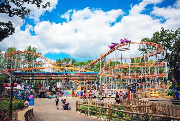 Best Amusement Parks in the Chicago Area for Families: Santa's Village Azoosment & Water Park wide shot