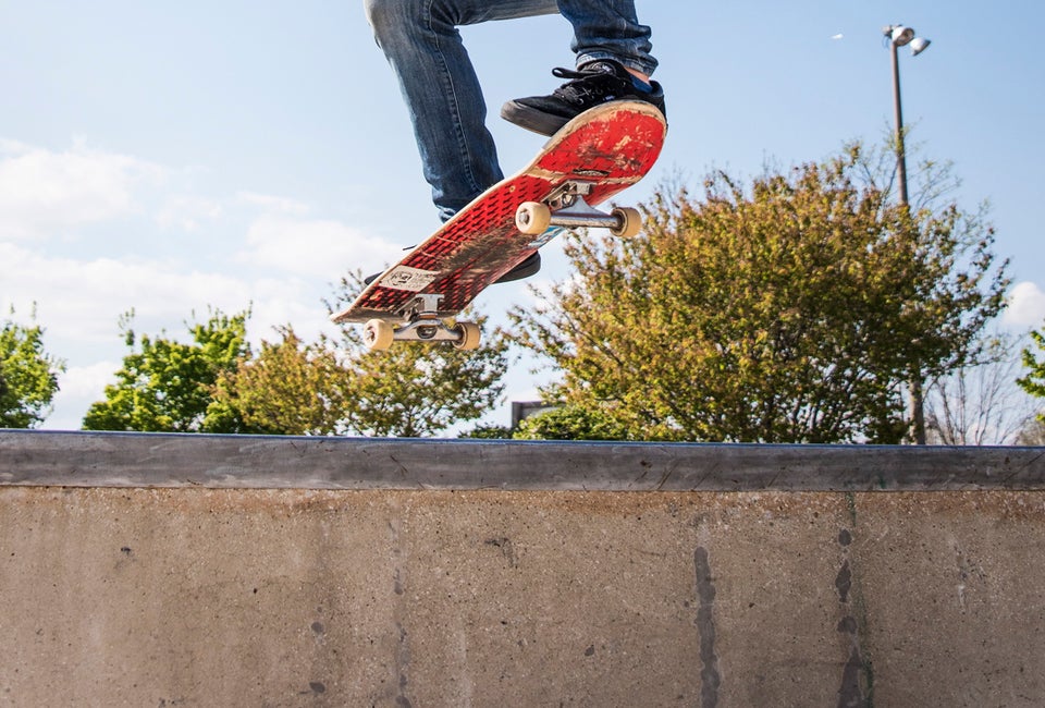 There are lots of options for indoor and outdoor skate parks near Chicago. Photo courtesy of the Schaumburg Park District