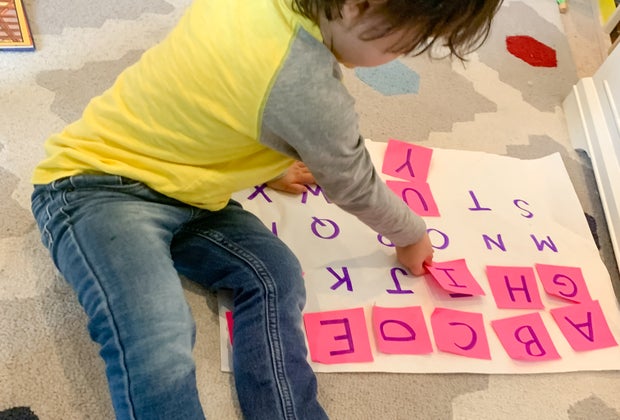 Screen-Free Toddler Activities: Alphabet Hunt