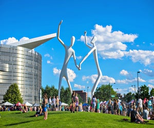 Enjoy outdoor festivals and many parks in Denver. Image courtesy of Visit Denver, the Convention and Visitors Bureau
