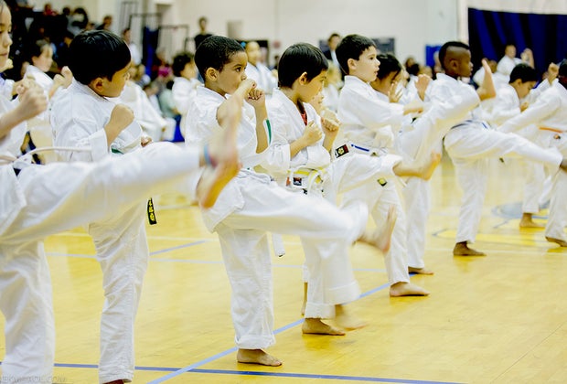 Karate classes for kids are offered at World Seido Karate